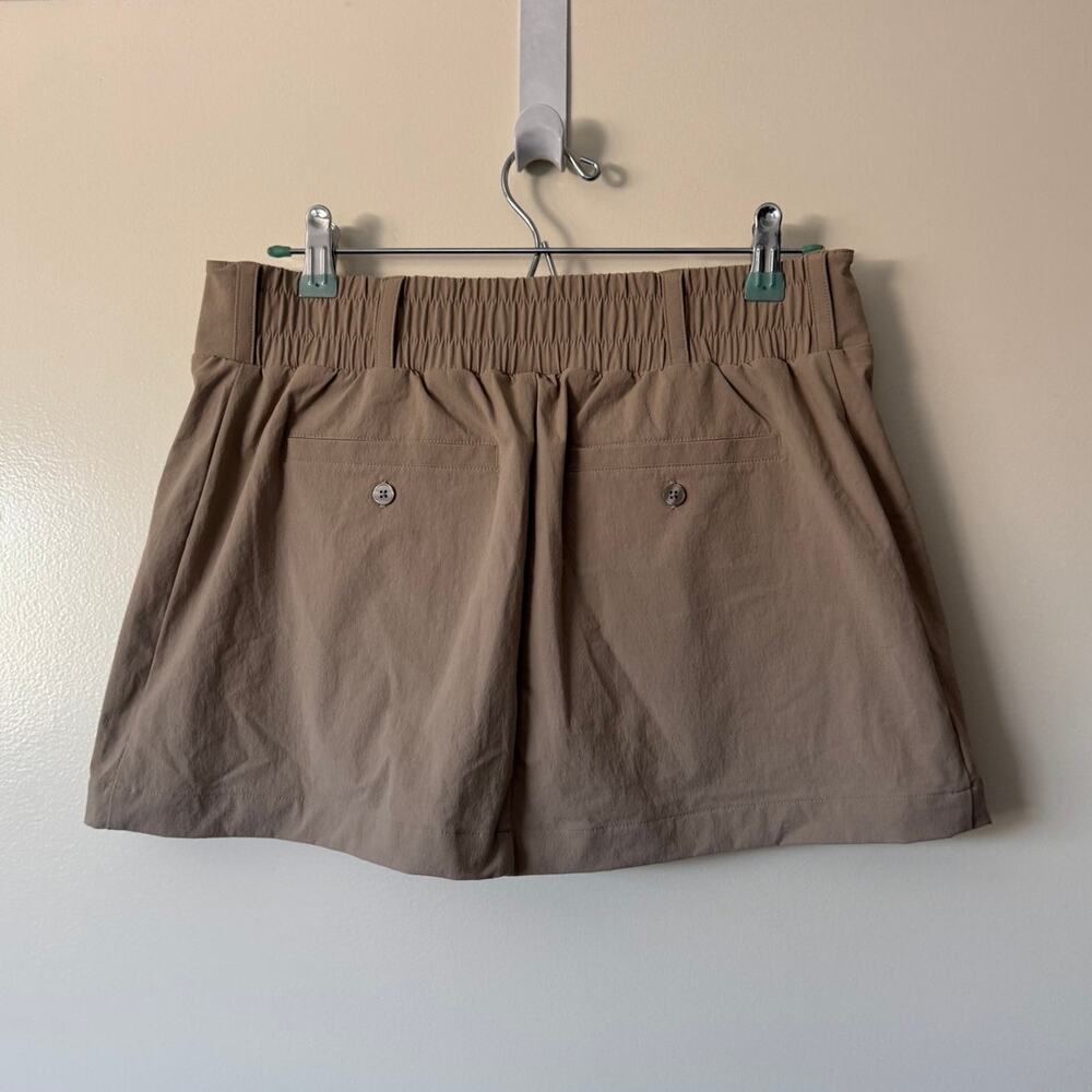 Alo Women's Fan Club Mini Skirt in Gravel Size Medium - Picture 4 of 8